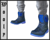 Boots kicks Shoes blue