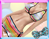 x!Striped Bikini Lb