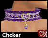 .a Heart Choker Lilac