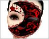 Red Twinkle Moon Mask
