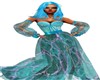 SPARKLE AQUA GOWN