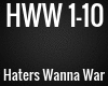 1.HWW - Haters wanne war