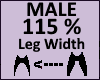 Leg Thigh Scaler 115%