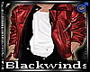 BW|M|Red LeatherJacket