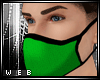 |W| Green Knit Mask M