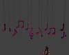 Hanging Music Notes