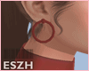 Bryssa Earring Red
