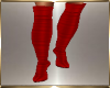 Red Biker Boots