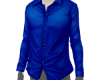 Aqua Slim Dress Shirt