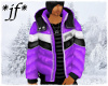 *jf* Purple Winter Ski M