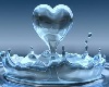 floating heart waterfall