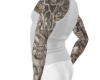 White Wife Beater & Tats