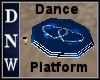 Blue hart dance platform
