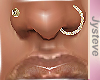 HD Nose Piercing Gold x2