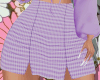 K. Lilac Mini Skirt