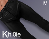 K lea leather pants M