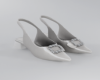 Crystal Slingback Beige