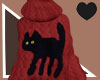 0123 Cat Sweater Red