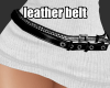 sw black leather belt