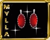 [MC] EARRINGS RED AND SI