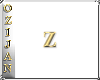 oziweegold letters z