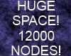 Empty Space 12000 nodes