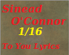 " To you Lyries "