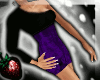 !! Blk Purple 80s Dress