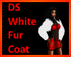 DS White Fur coat