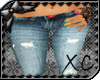 .xc.ClassicJeans rip .Bh