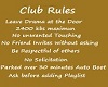 Club Rules Gold color
