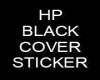 HP BLACK COVER STICKER
