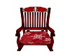 Red SnowFlake Rocker