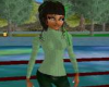 Green Corded Sweater