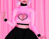 Knit Shirt + Skirt Pinku