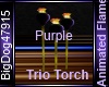 [BD] Purple Trio Torch