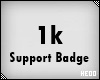 ᴴ 1k - Support Sticker