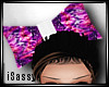 -S- Purple/Pink Bow