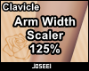 Arm Width Scaler 125%