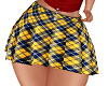BLUE N YELLOW SKIRT RL