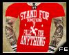 FE stand red tee