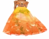 [KC]Orange Flower Gown