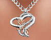 Heart Roses Necklace
