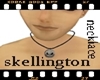 skellington necklace