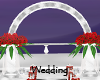 Wedding Arch Red Roses