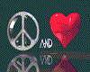 Peace & Love sticker