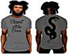 Gray Trust No One Tee