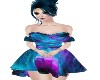 galaxy mini dress