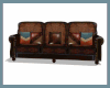 *Country Leather Couch