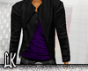 [LK] purple black suit